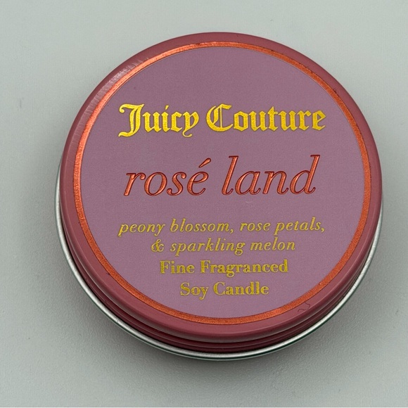 Juicy Couture Rosé Land Fine Fragranced Soy Candle 🌸 1 oz Tin - Picture 11 of 15